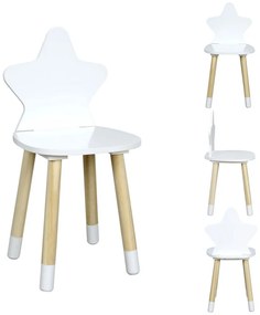 Scaun pentru copii Culoare alb, STAR