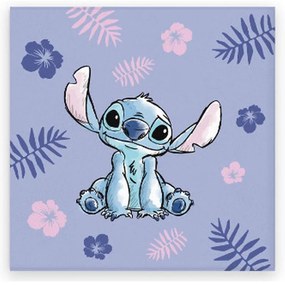 Disney Lilo și Stitch Purple prosop de mână, prosop de față, prosop 30x30cm