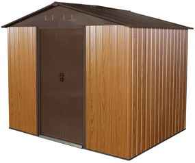 Casa de scule metalice Helsinki 2,4 x 1,7 m Magazin Boss bronz