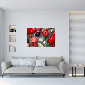 Tablou cu legume (90x60 cm)