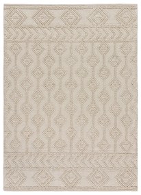 Covor crem lavabil/țesut manual din bumbac reciclat 120x170 cm Pamuk – Universal