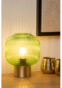 Lampă de masă Lucide 45586/20/33 MALOTO 1xE27/40W/230V verde/auriu