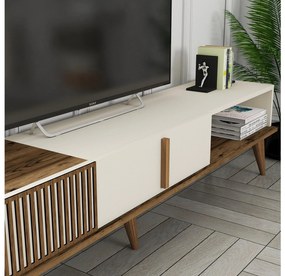 Masă TV/Dulap Tepeve (Nuc + crem) . 1095454