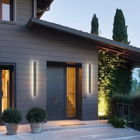 Brilagi - Aplica LED de exterior LINEAR LED/22W/230V 3000K IP65 antracit