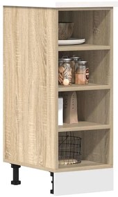 vidaXL Dulap inferior &quot;Riga&quot;, stejar sonoma, 30x44,5x81,5 cm
