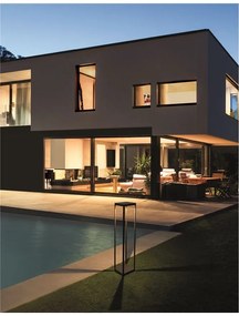 Mini stalp LED modern pentru iluminat exterior IP65 Surf H-23cm