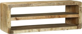 vidaXL Cabinet TV cu raft Maro 100 x 32 x 36 cm Lemn masiv de mango