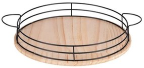 Tava rotunda din lemn ALPINA Ø35 cm
