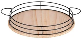 Tava rotunda din lemn ALPINA Ø35 cm
