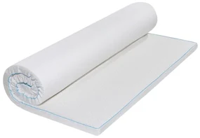 Topper Green Future, Argentum Therapy Memory Arctic Gel 7 zone de confort, 180x200 cm, H 5 cm