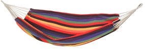 Outsunny hamac din bumbac si poliester 2x1.5m, multicolor | Aosom Ro