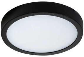 Plafonieră LED MALTA LED/12W/230V 17 cm diametru neagră Azzardo AZ4235