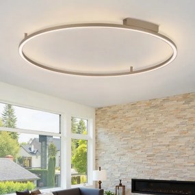 Brilagi - Corp de iluminat LED dimabil PORTOFINO LED/85W/230V Ø 120 cm bej + telecomandă