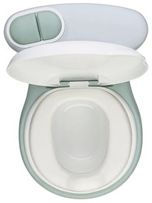 Olita de tip WC, muzicala, alb si mint