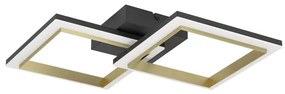 Plafonieră LED dimabilă Eglo 901225 CALLIERA LED/18,4W/230V negru/auriu