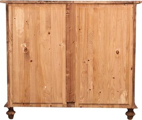 Comoda, L114 48 H99 cm, natur antichizat, lemn masiv