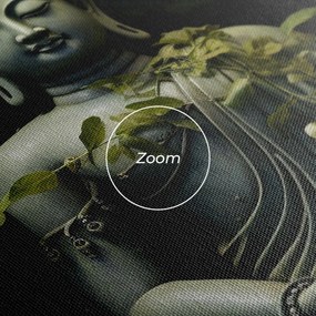 Tablou Canvas, 50x100cm, Dormitor si Living, Moderne, Buddha, Proud Buddha Statue