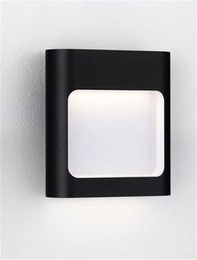 Aplica LED iluminat exterior modern IP54 TALL negru