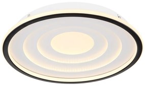 Plafoniera LED design modern Foppa alb, negru