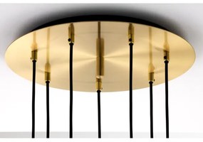 Lustră pe cablu Jupiter 2021 ALAS 7xGU10/10W/230V auriu