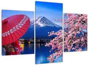 Tablou - cu privire la munte - Japonia (90x60 cm)