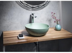 Sapho - Lavoar FORMIGO pentru blat, Ø 39 cm, beton/verde