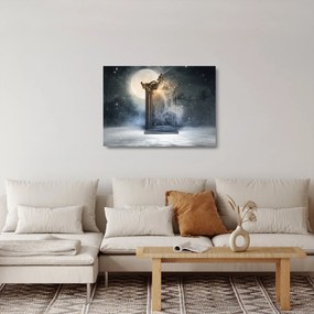 Tablou pe sticlă - Oglindă magică (70x50 cm)