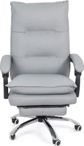 Scaun directorial cu suport de picioare si recliner OFF 419 gri