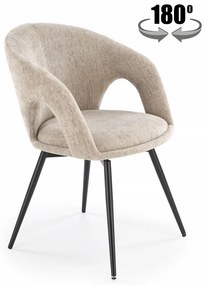 Scaun rotativ K550 stofa bej