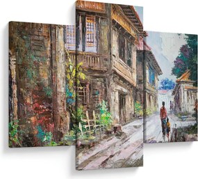 Tablou - Satul filipinez, Asia (90x60 cm)