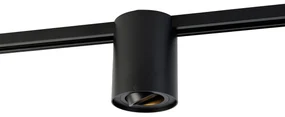 Spot de șină modern monofazat negru - Rondoo Up