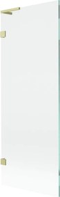 Mexen Lunar L paravan de baie cu 1 canat 70 x 150 cm, transparent, auriu periat - 897L-070-000-55-00