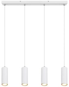 Lustră pe cablu ROBBY 4xGU10/35W/230V albă Globo 57911-4HW
