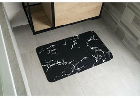 AQUALINE PCD011 covor de baie 50 x 80 cm,negru/marmură
