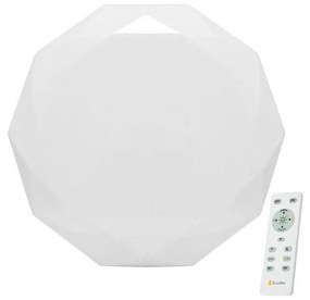 Plafonieră LED dimabilă Ecolite WZSD-25W/LED DIAMANT LED/25W/230V + telecomandă