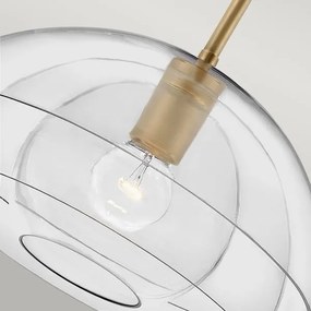 Quintiesse QN-LOTUS-P-HBR - Pendul pe tijă LOTUS, 1x E27/60W/230V, auriu