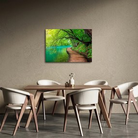 Tablou - Lacurile Plitvice (70x50 cm)