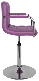 Scaun de bucatarie, violet, piele ecologica 1, Violet