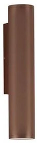 Aplica exterior cu iluminat sus si jos LED 2700K IP65 TORRIN corten