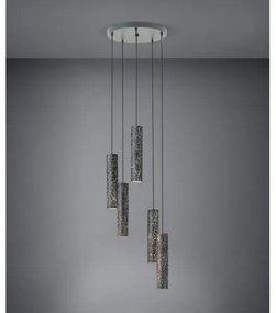 Lustră LED pe cablu MENTALONA 5xGU10/4,5W/230V Eglo 39823