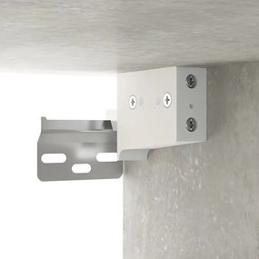 Pantofar de perete, gri beton, 70x35x38 cm, lemn prelucrat 1, Gri beton