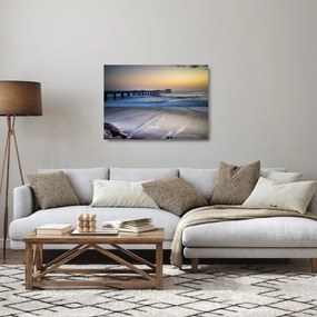Tablou pe sticlă cu port în Namibia (70x50 cm)