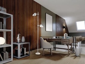 Lampadar/Lampa de podea LED design modern Esino alb