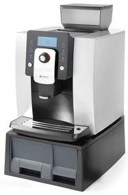 Aparat cafea automat, Hendi Profi Line, 1400 W, rasnita inclusa, negru, bauturi programabile