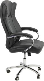 Scaun de birou directorial din piele eco OFF 314 negru