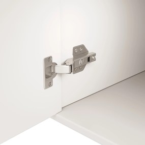 Comodă elegantă cu design unic cu valuri, Alb | Aosom Romania