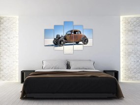 Tablou - Mașină în deșert (150x105 cm)