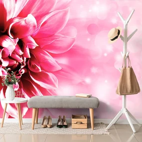 Tapet floare roz