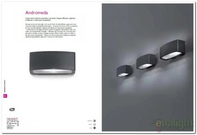 Aplica de perete exterior cu iluminat up-and-down IP55 ANDROMEDA AP1 negru 61597