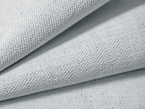 Pat tapitat cu somiera rabatabila si lada depozitare, 160x200 cm, Micadoni Home, Lupine-138, tesatura structurata chenille, gri deschis